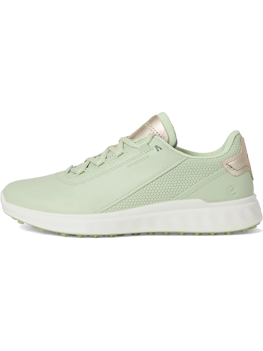 Кроссовки ECCO Golf S Casual Lace Waterproof Golf Shoe — изображение 4 из 7, золотистый металлик