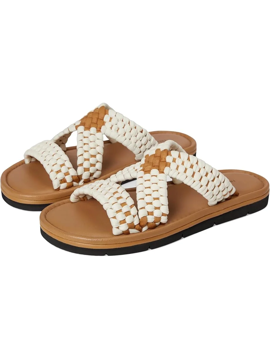 Сандалии Free People Edge Water Woven Sandal — изображение 1 из 7, бежевый
