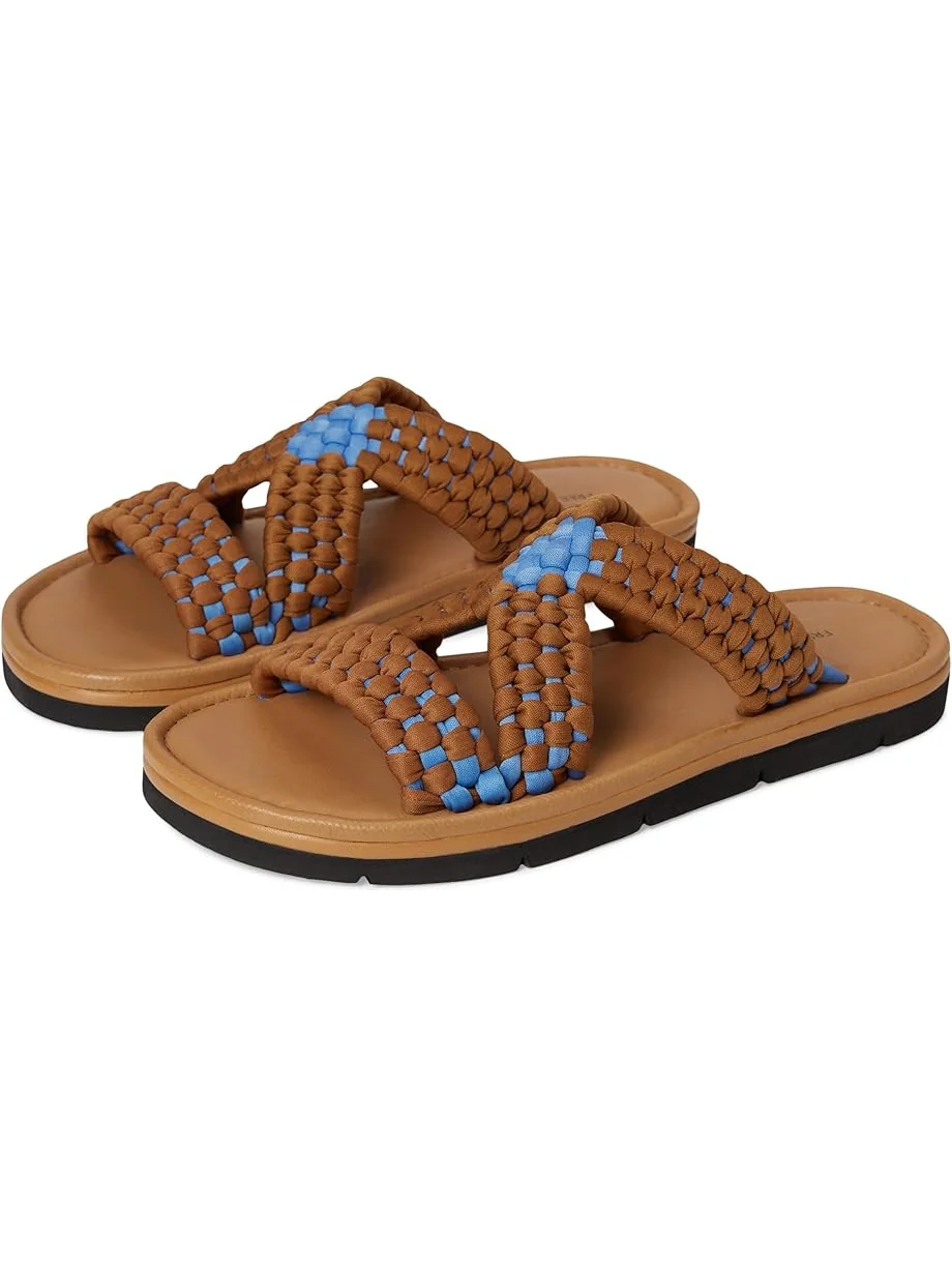 Сандалии Free People Edge Water Woven Sandal, цвет Swim Team/Luggage — изображение 1 из 7