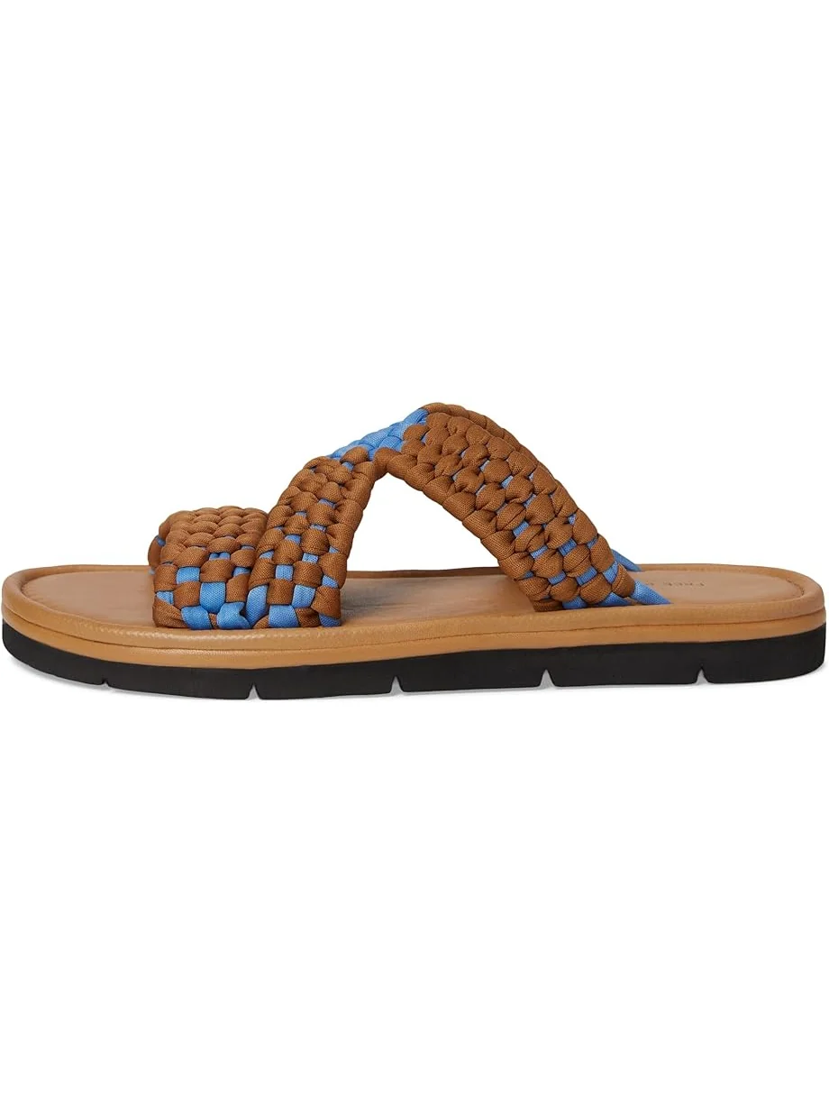 Сандалии Free People Edge Water Woven Sandal, цвет Swim Team/Luggage — изображение 4 из 7