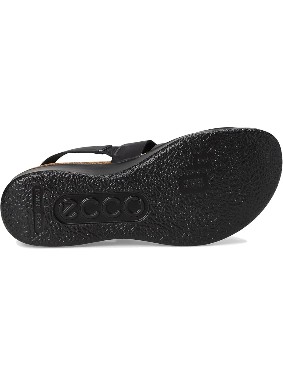 Сандалии ECCO Flowt Wedge Cork Oasis — изображение 3 из 7, черный