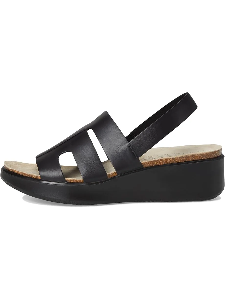 Сандалии ECCO Flowt Wedge Cork Oasis — изображение 4 из 7, черный