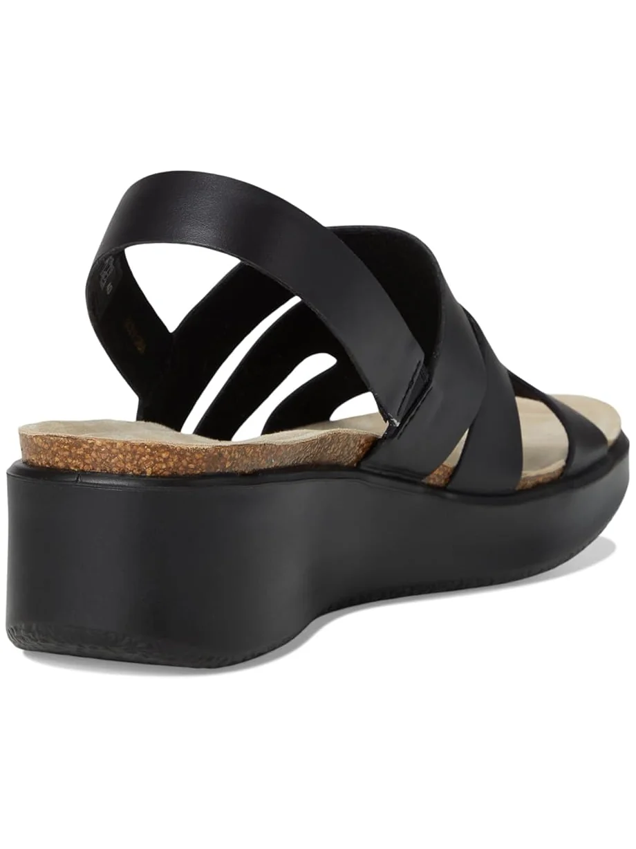 Сандалии ECCO Flowt Wedge Cork Oasis — изображение 5 из 7, черный