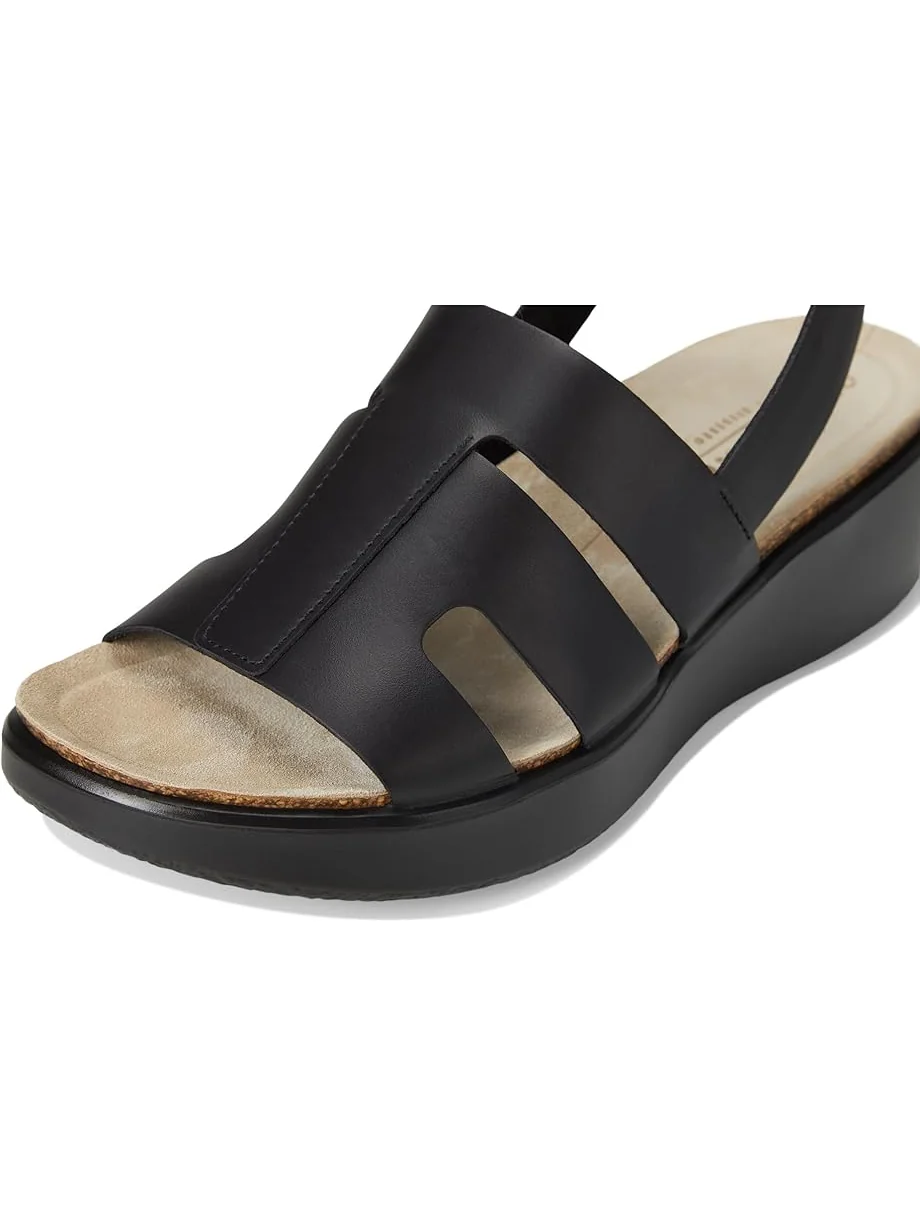 Сандалии ECCO Flowt Wedge Cork Oasis — изображение 6 из 7, черный