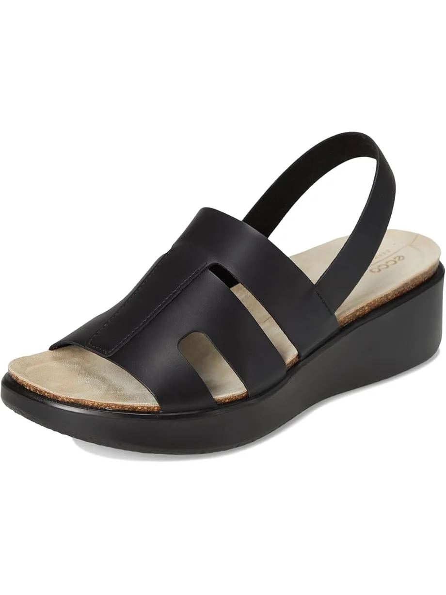 Сандалии ECCO Flowt Wedge Cork Oasis — изображение 7 из 7, черный