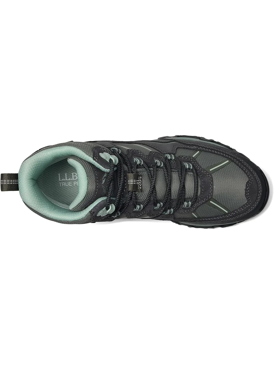 Треккинговые кроссовки L.L.Bean Trail Model X Mid Waterproof Hiker — изображение 2 из 7, серый