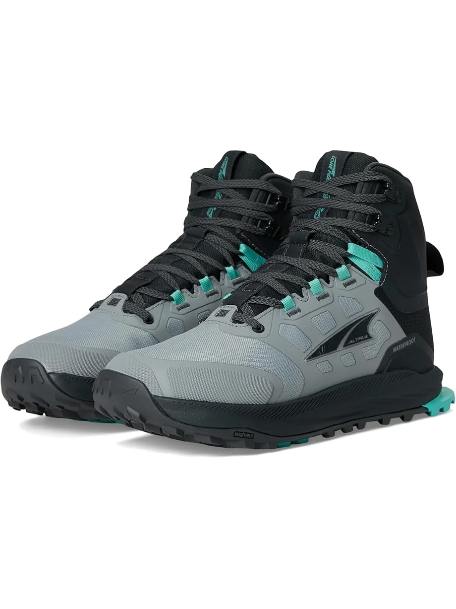 Треккинговые кроссовки Altra Lone Peak 9 Waterproof Mid — изображение 1 из 7, черный
