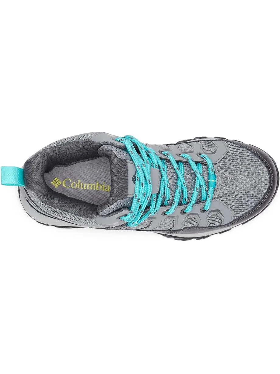 Треккинговые кроссовки Columbia Granite Trail Mid Waterproof — изображение 2 из 7, серый/яркий голубой