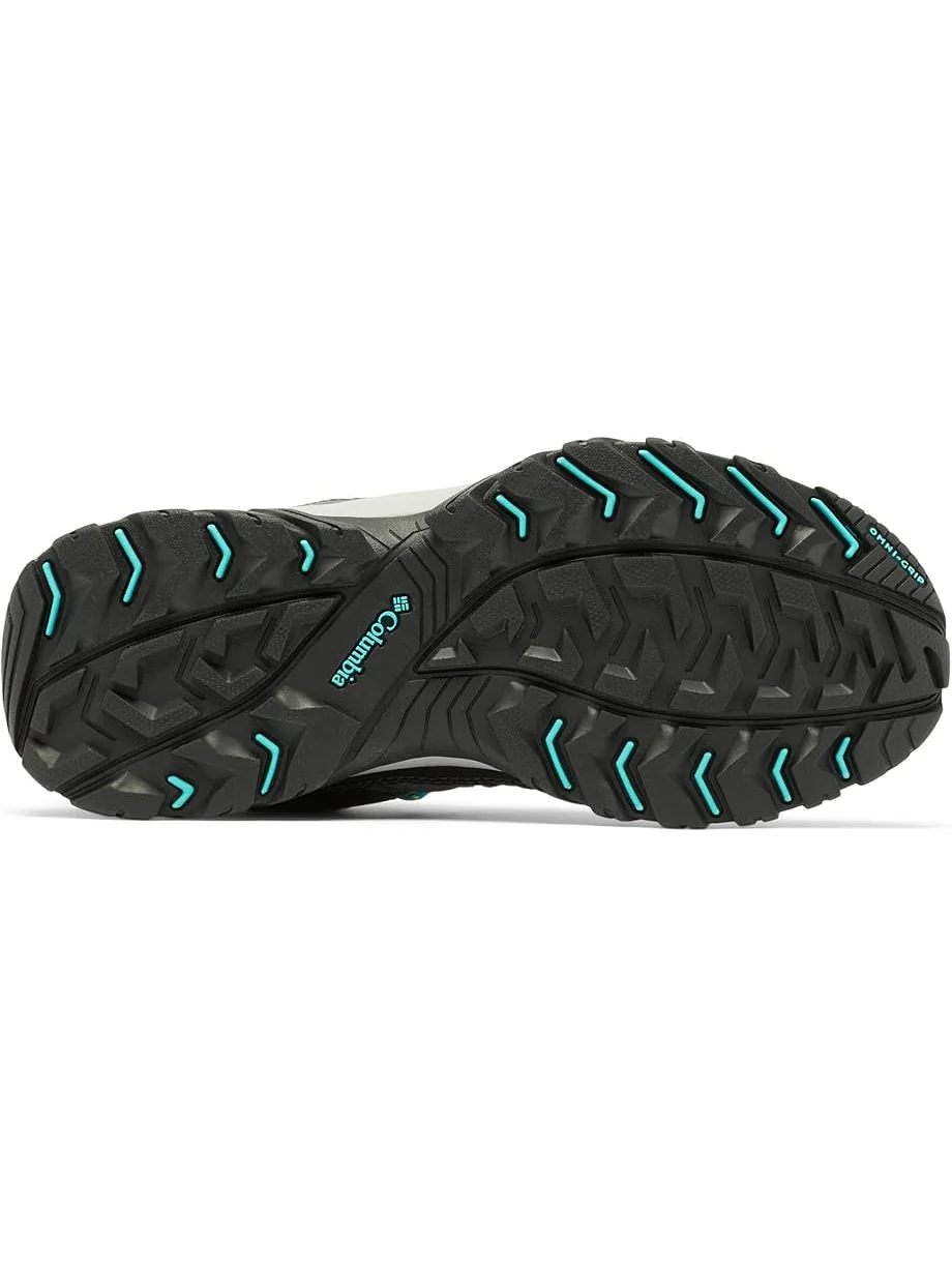 Треккинговые кроссовки Columbia Granite Trail Mid Waterproof — изображение 3 из 7, серый/яркий голубой