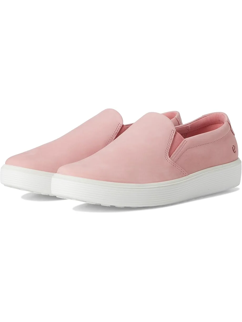 Кроссовки ECCO Soft 60 Premium Slip-On Sneaker, без застежки — изображение 1 из 7, розовый