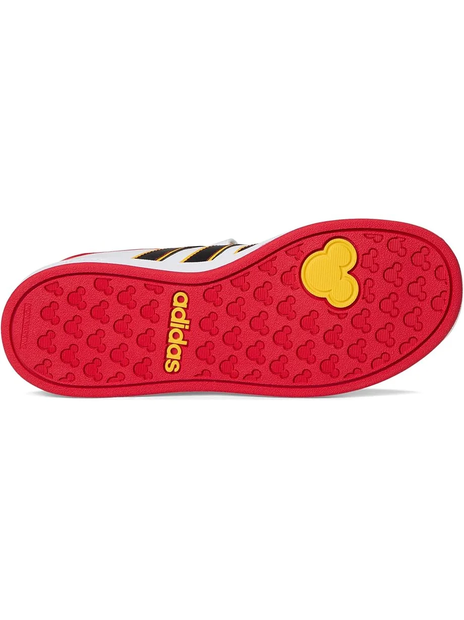 Кроссовки adidas Kids Disney Mickey Mouse Grand Court Shoes — изображение 3 из 7, белый/черный/золотистый