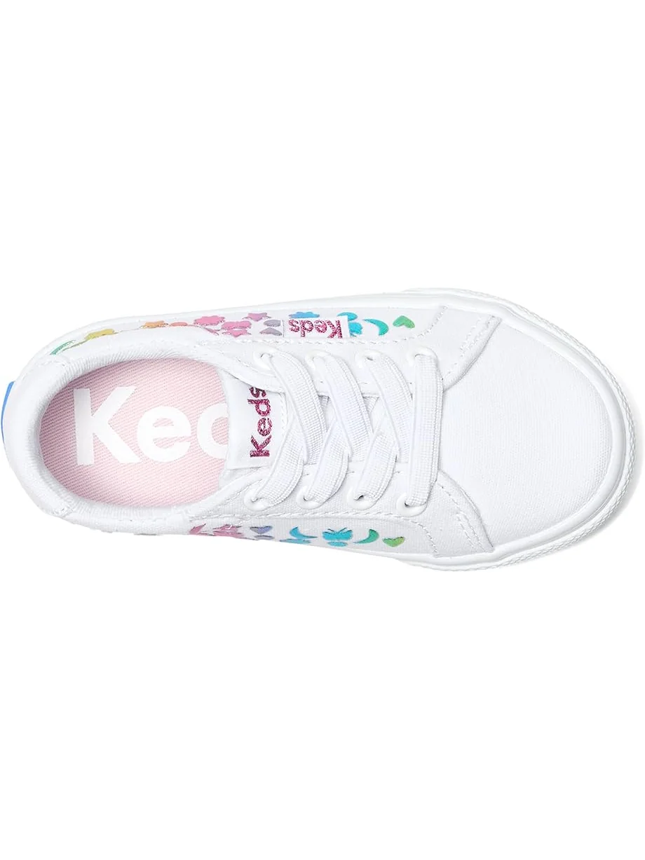 Кроссовки Keds Kids Jumpkick Elastic Stud Foil — изображение 2 из 7, белый