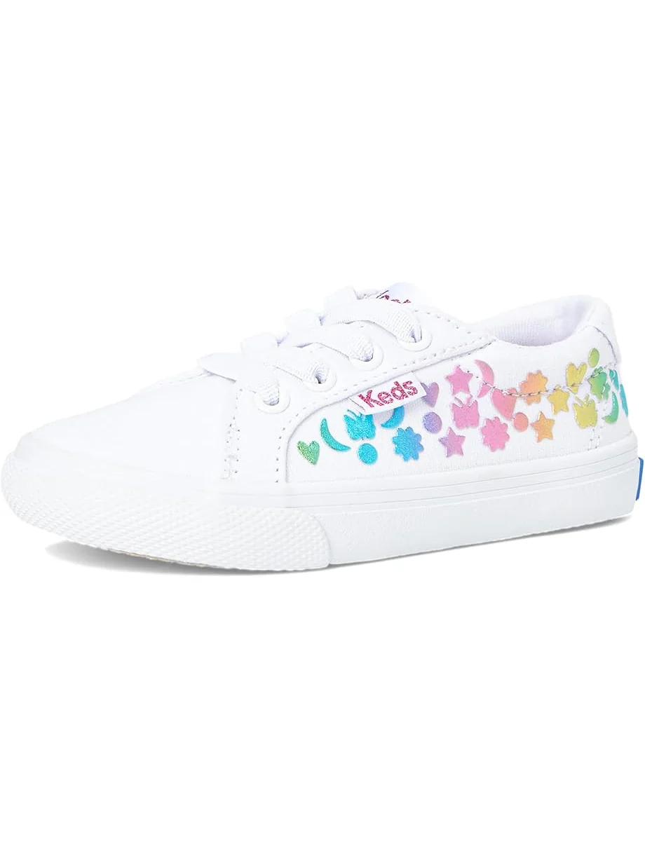 Кроссовки Keds Kids Jumpkick Elastic Stud Foil — изображение 7 из 7, белый