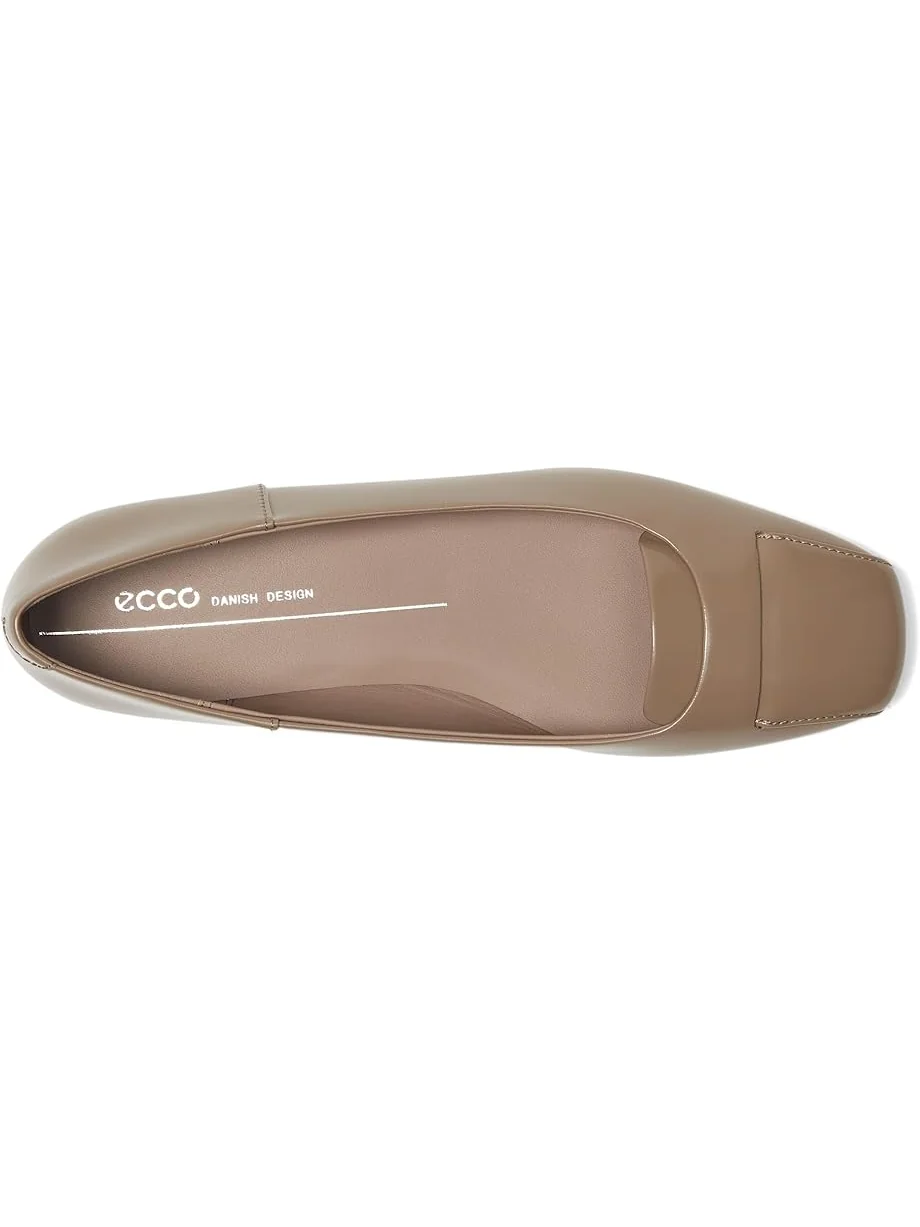 Балетки ECCO Margot Origami Ballerina, кожаные — изображение 2 из 7, тауп
