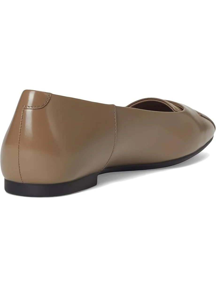 Балетки ECCO Margot Origami Ballerina, кожаные — изображение 5 из 7, тауп
