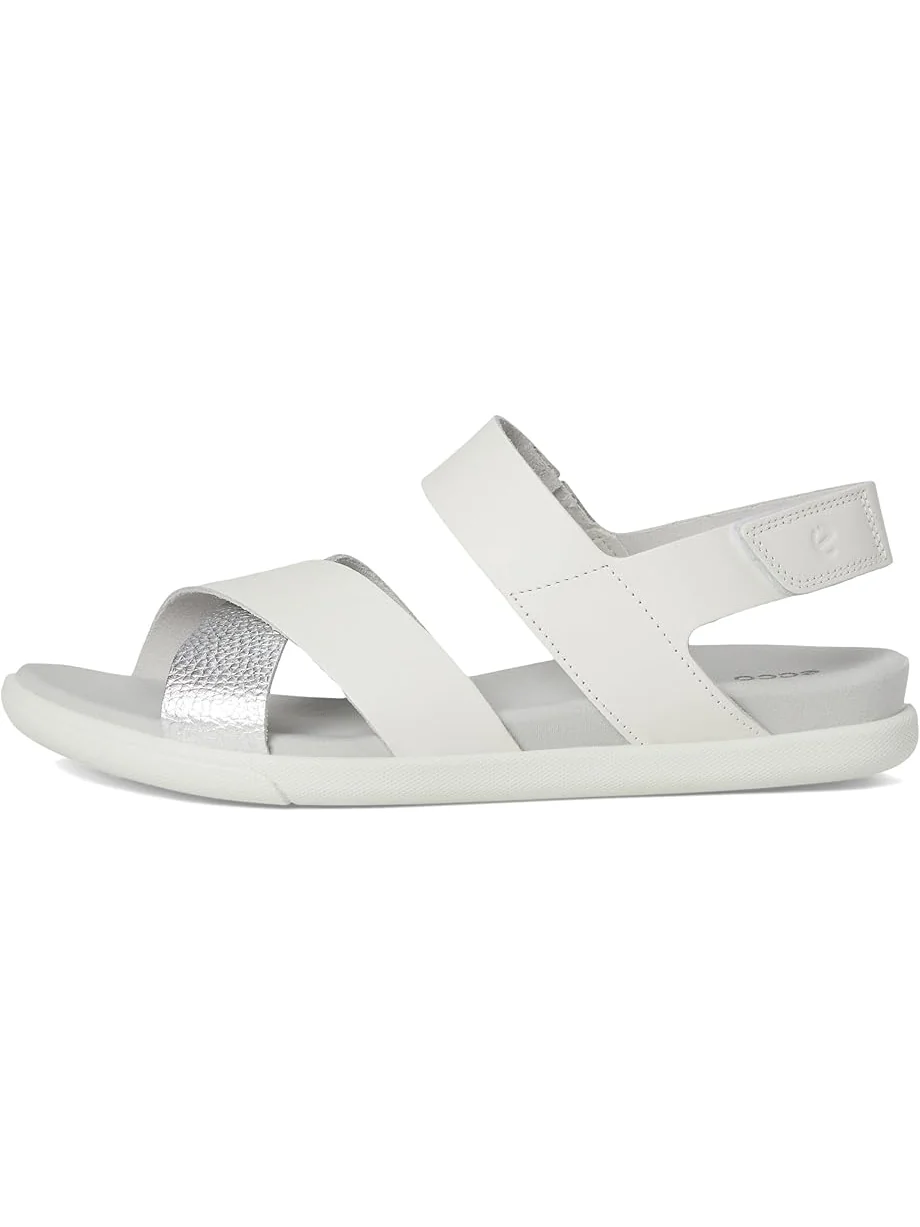 Сандалии ECCO Samara Sandal — изображение 4 из 7, белый/серебристый