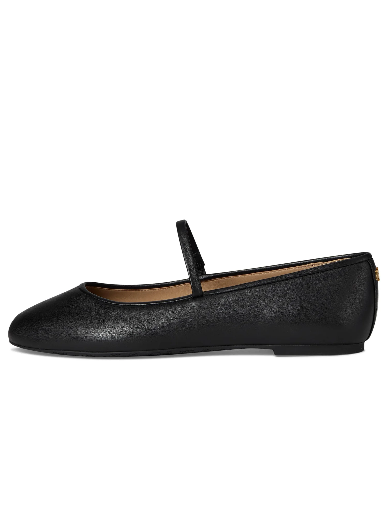 Балетки Lauren Ralph Lauren Jayna Nappa Leather Mary Jane Flats — изображение 4 из 7, черный