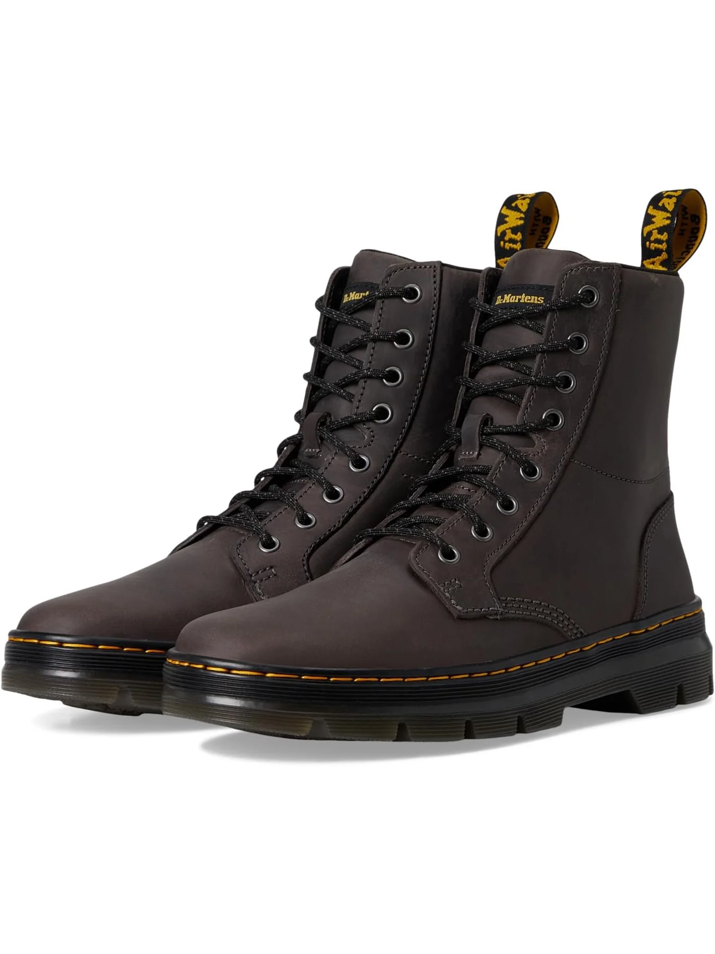 Ботинки Dr. Martens Combs — изображение 1 из 7, темно-коричневый