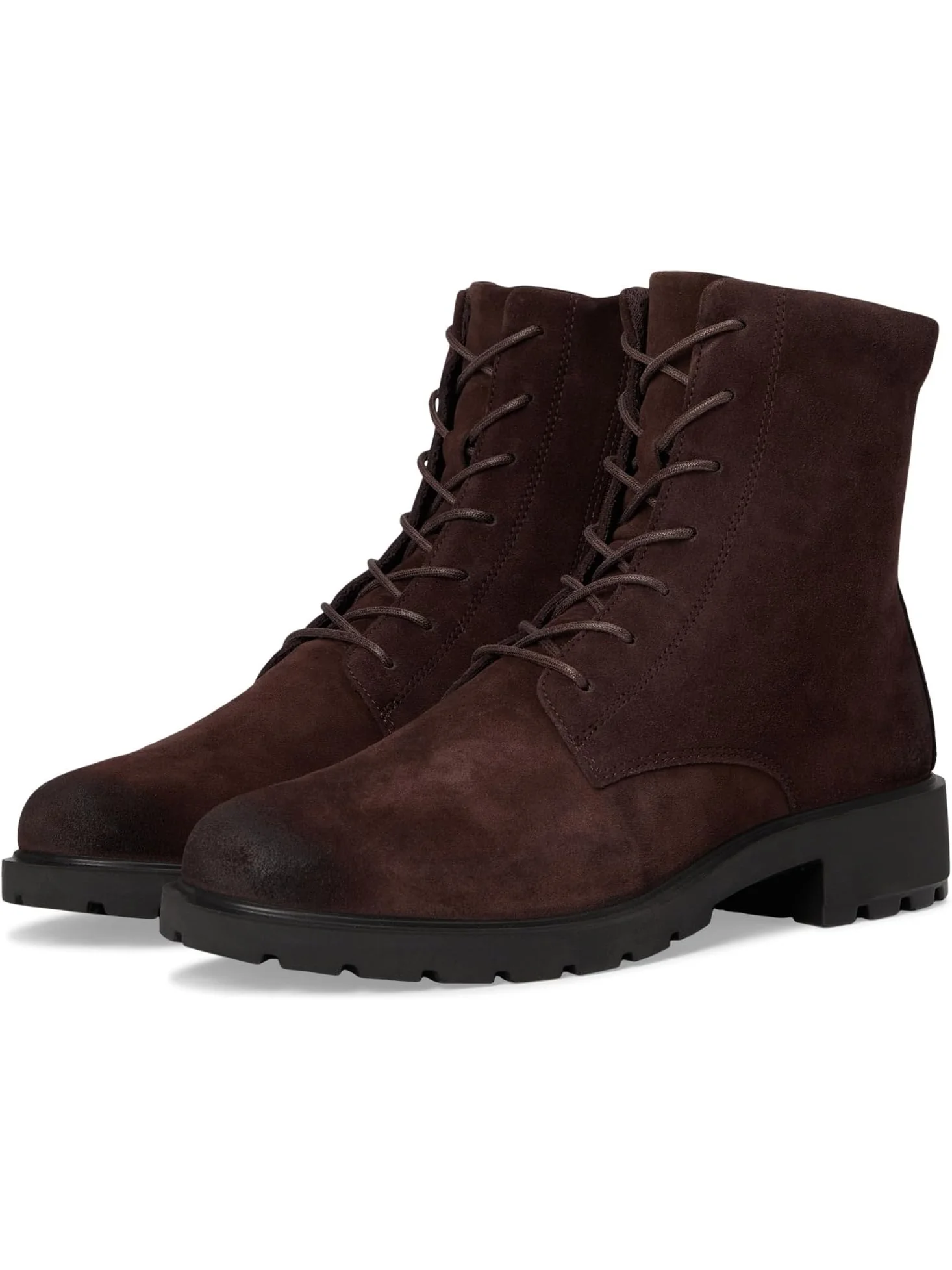 Ботинки ECCO Metropole Vienna Lace Boots, женские, на шнуровке — изображение 1 из 7, гранат
