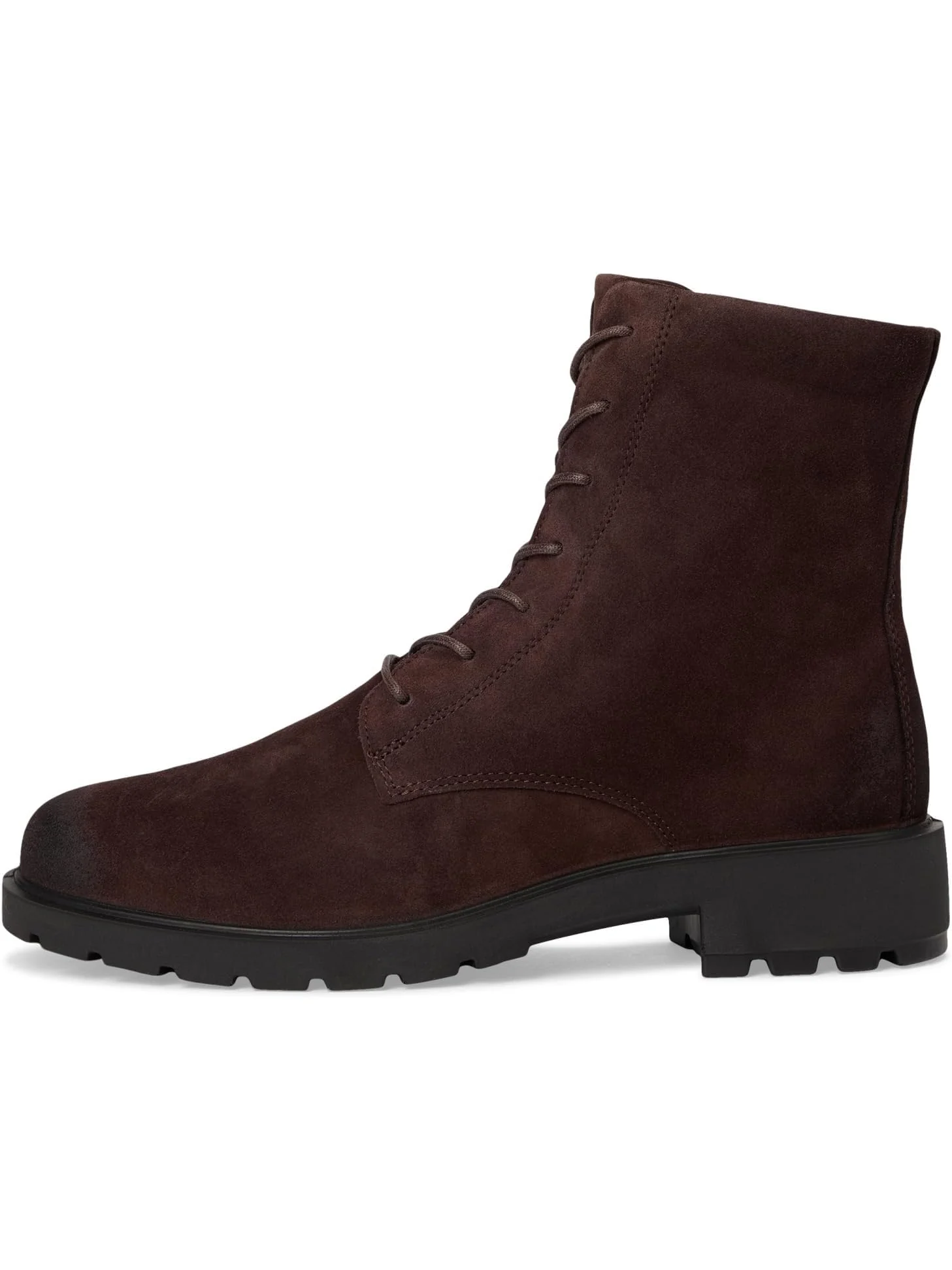 Ботинки ECCO Metropole Vienna Lace Boots, женские, на шнуровке — изображение 4 из 7, гранат