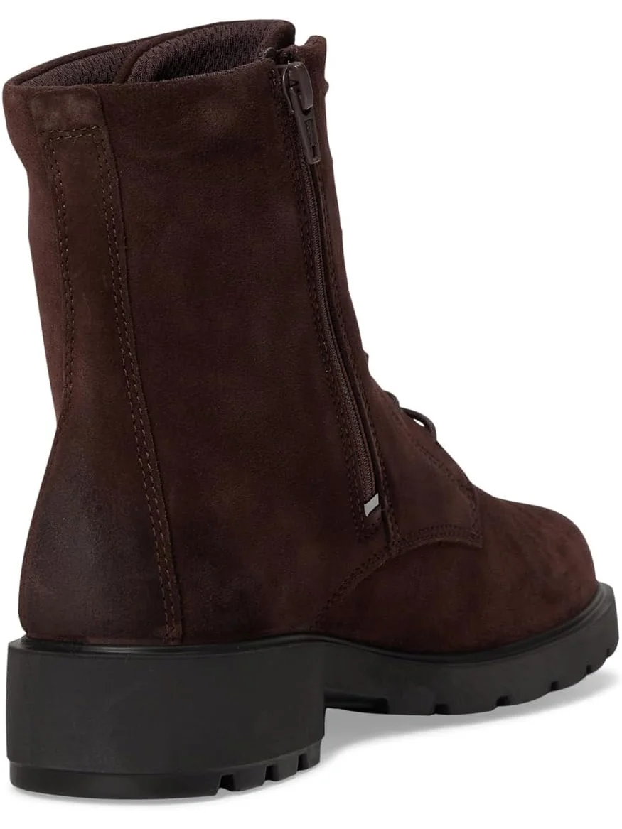 Ботинки ECCO Metropole Vienna Lace Boots, женские, на шнуровке — изображение 5 из 7, гранат