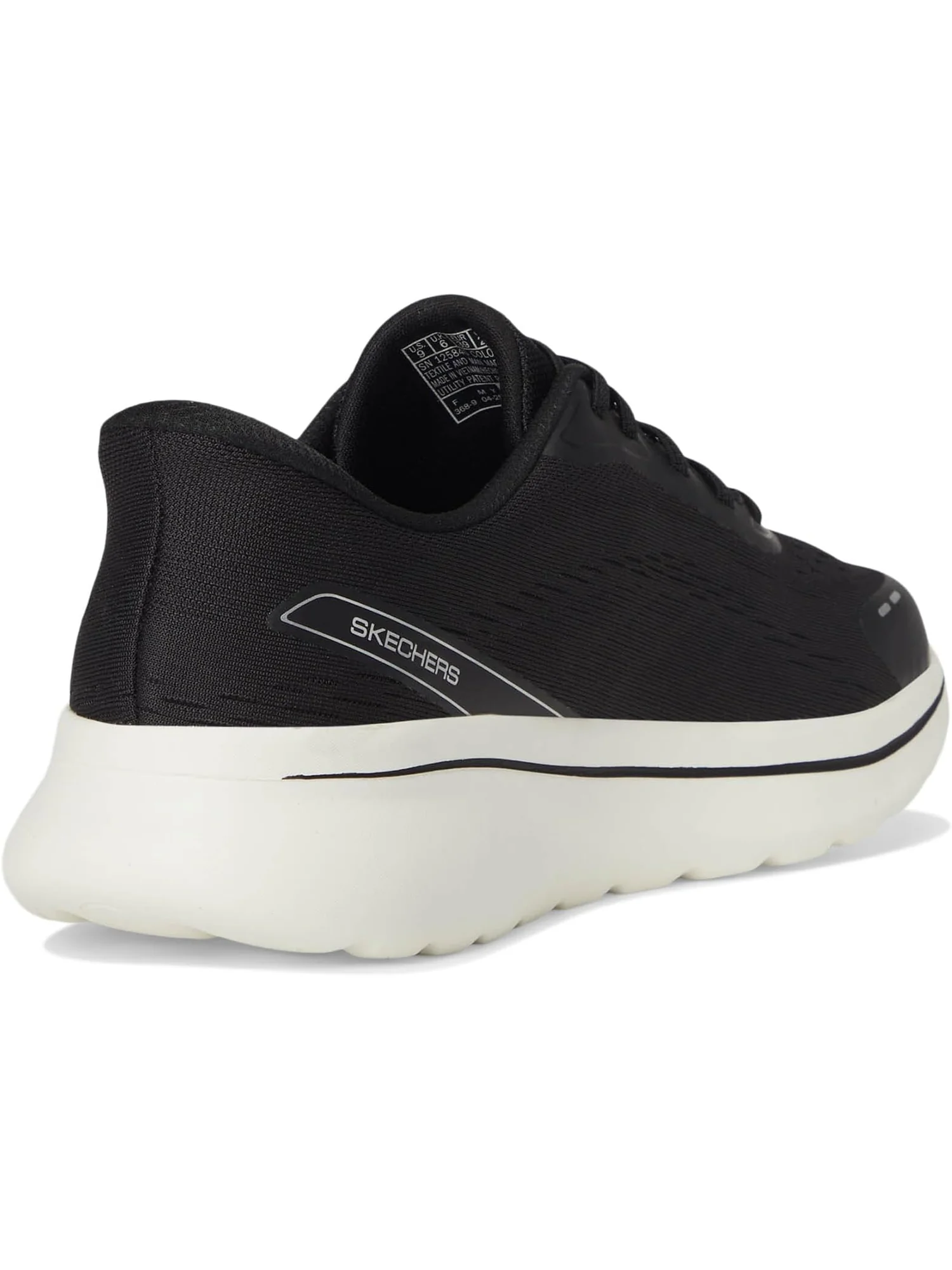 Кроссовки SKECHERS Performance Go Walk Arch Fit N-Joy Emory Hands Free Slip-Ins — изображение 5 из 7, черный/белый