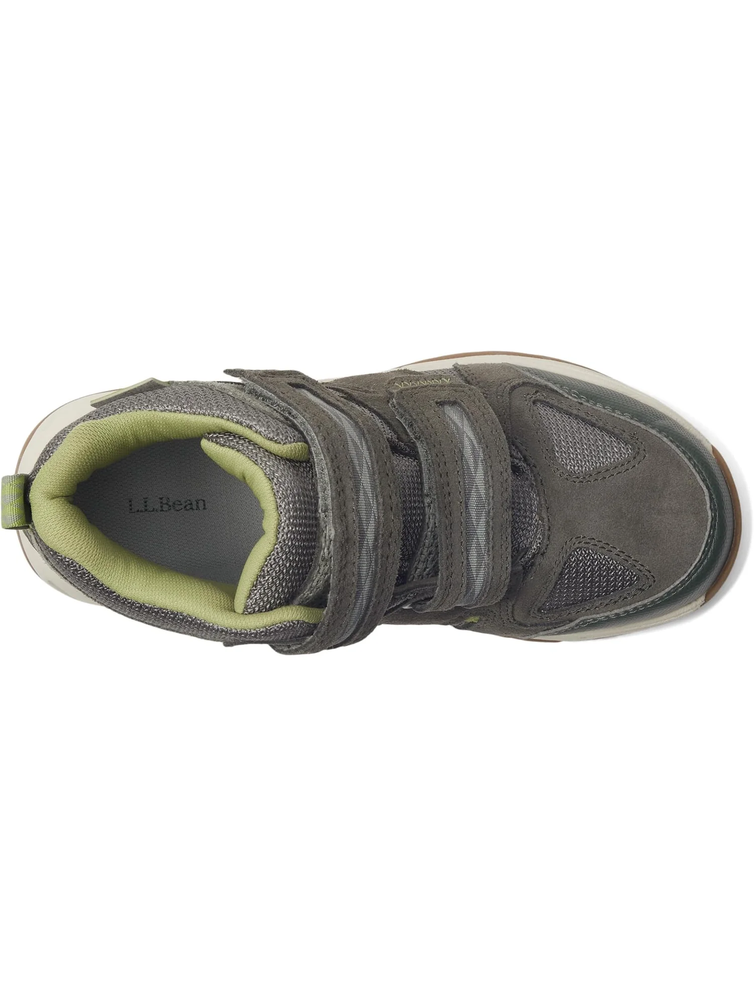 Походные ботинки L.L.Bean Kids No Lace Trail Model Hiker Waterproof — изображение 2 из 6, оливковый