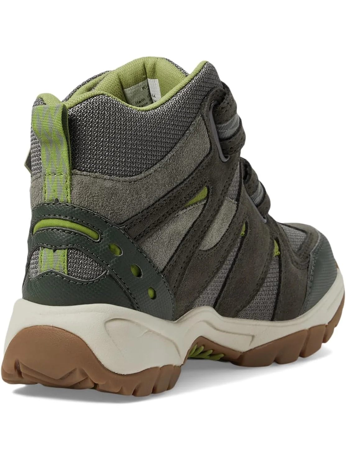 Походные ботинки L.L.Bean Kids No Lace Trail Model Hiker Waterproof — изображение 5 из 6, оливковый