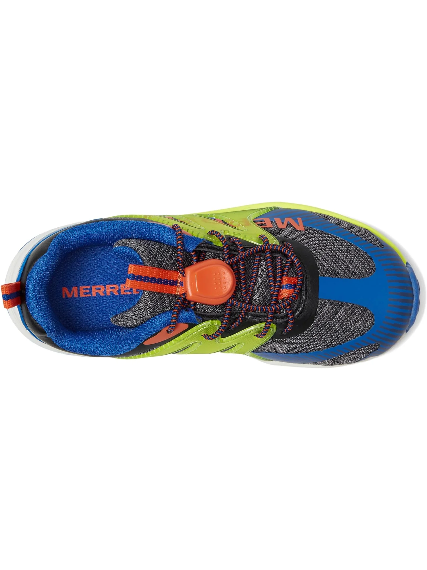 Походные ботинки Merrell Kids Agility Peak KDZ — изображение 2 из 7, серый/синий