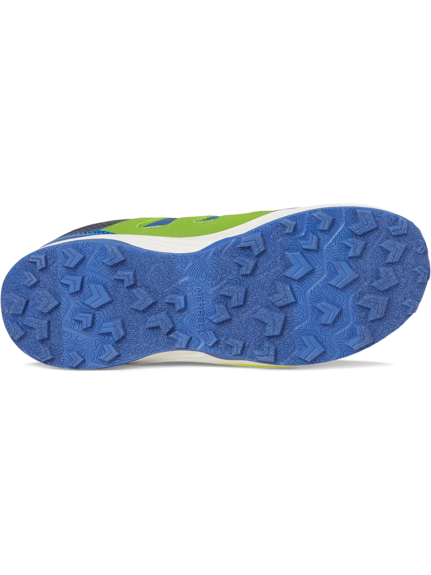 Походные ботинки Merrell Kids Agility Peak KDZ — изображение 3 из 7, серый/синий
