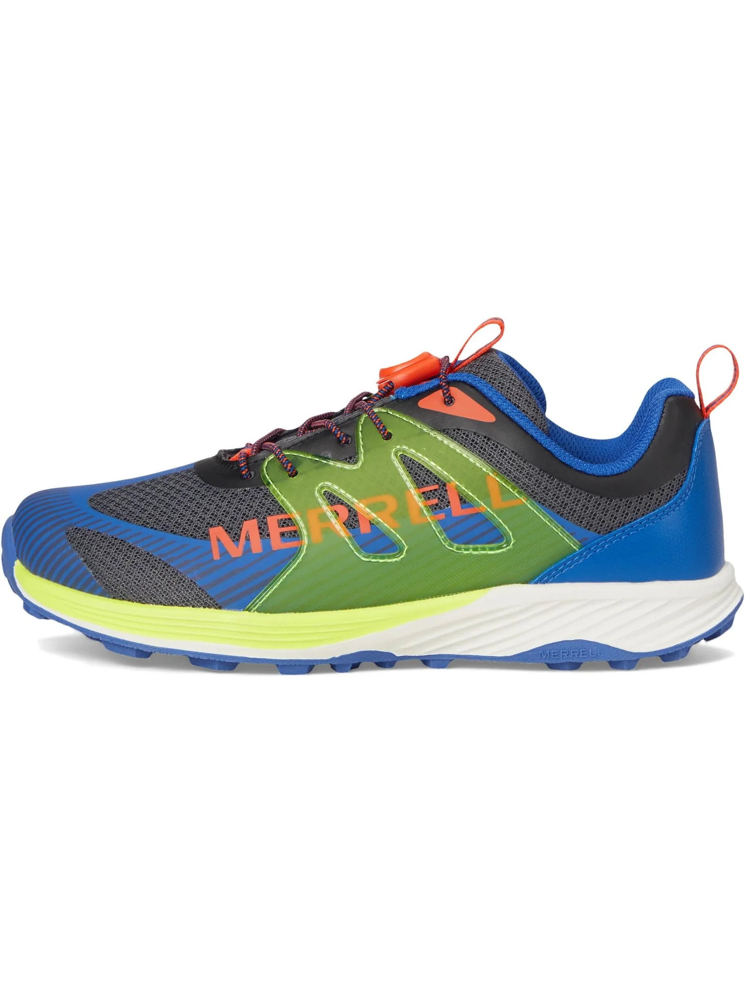 Походные ботинки Merrell Kids Agility Peak KDZ — изображение 4 из 7, серый/синий