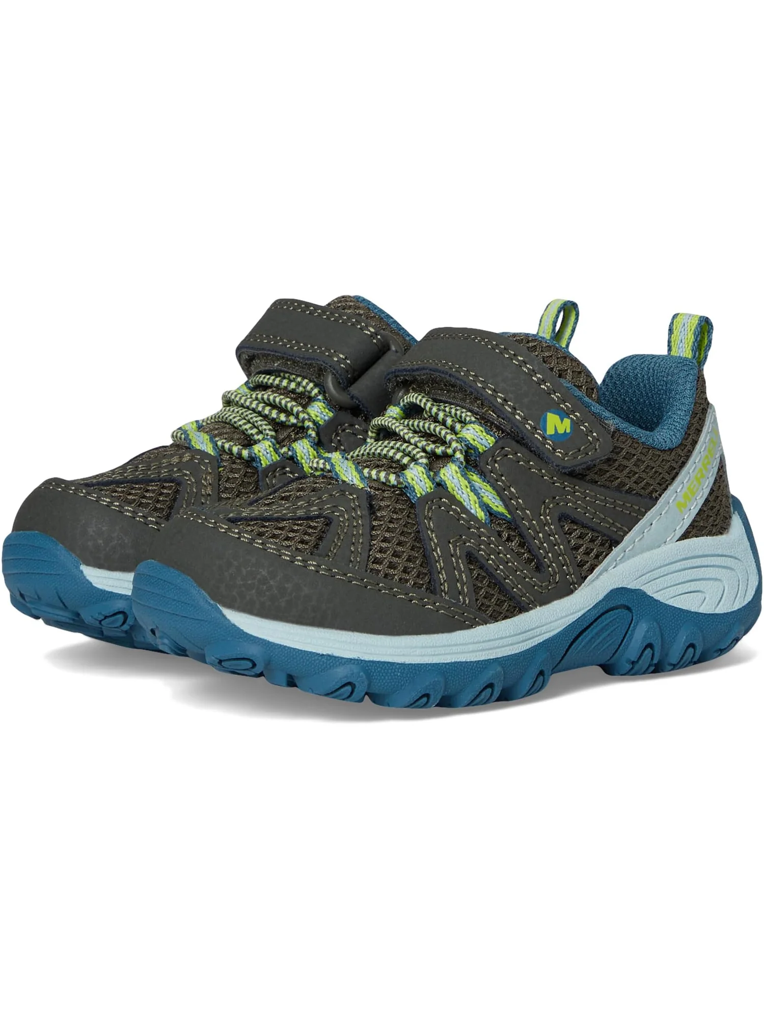 Походные ботинки Merrell Kids Ridge Trek — изображение 1 из 7, оливковый