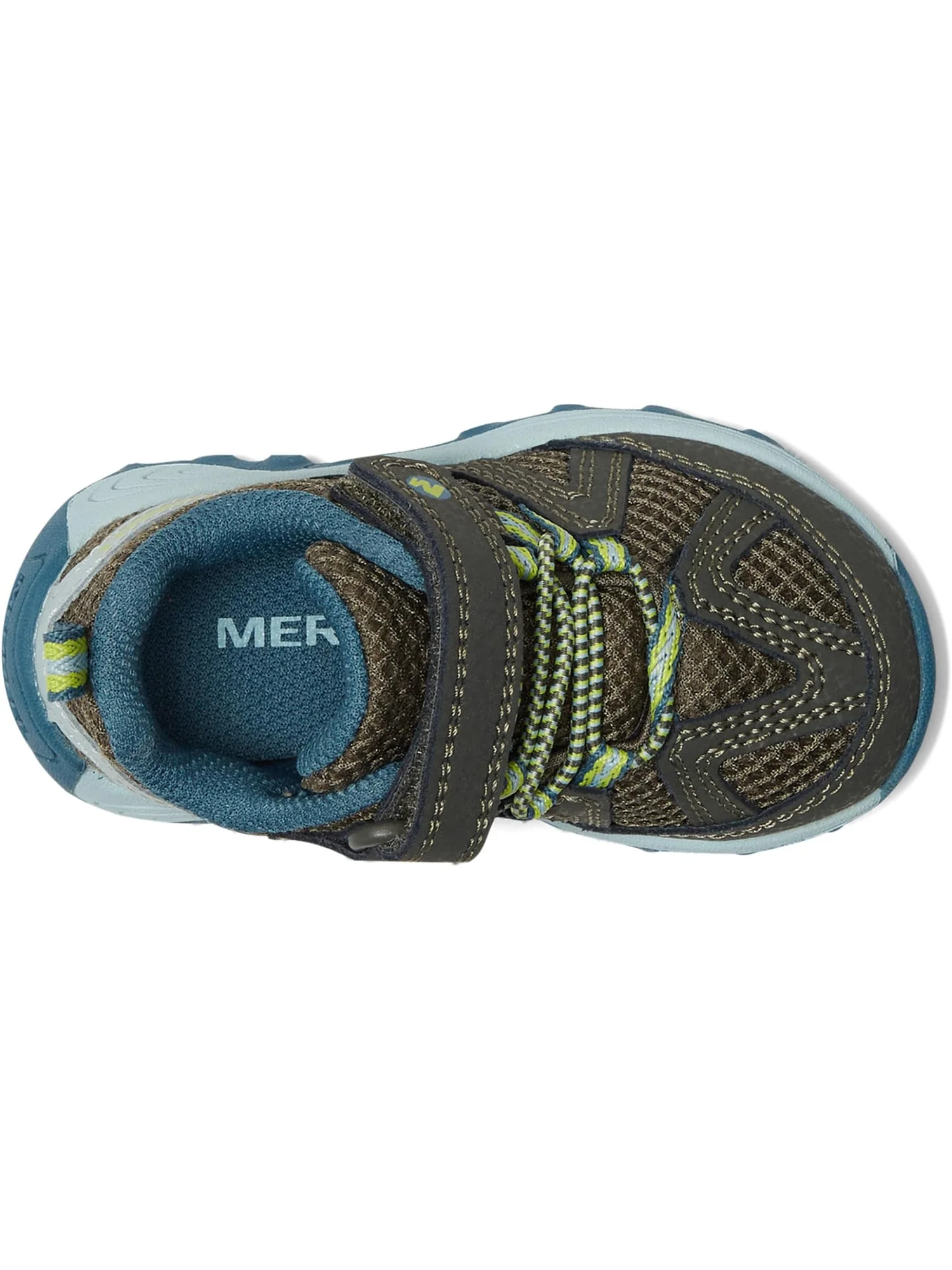 Походные ботинки Merrell Kids Ridge Trek — изображение 2 из 7, оливковый