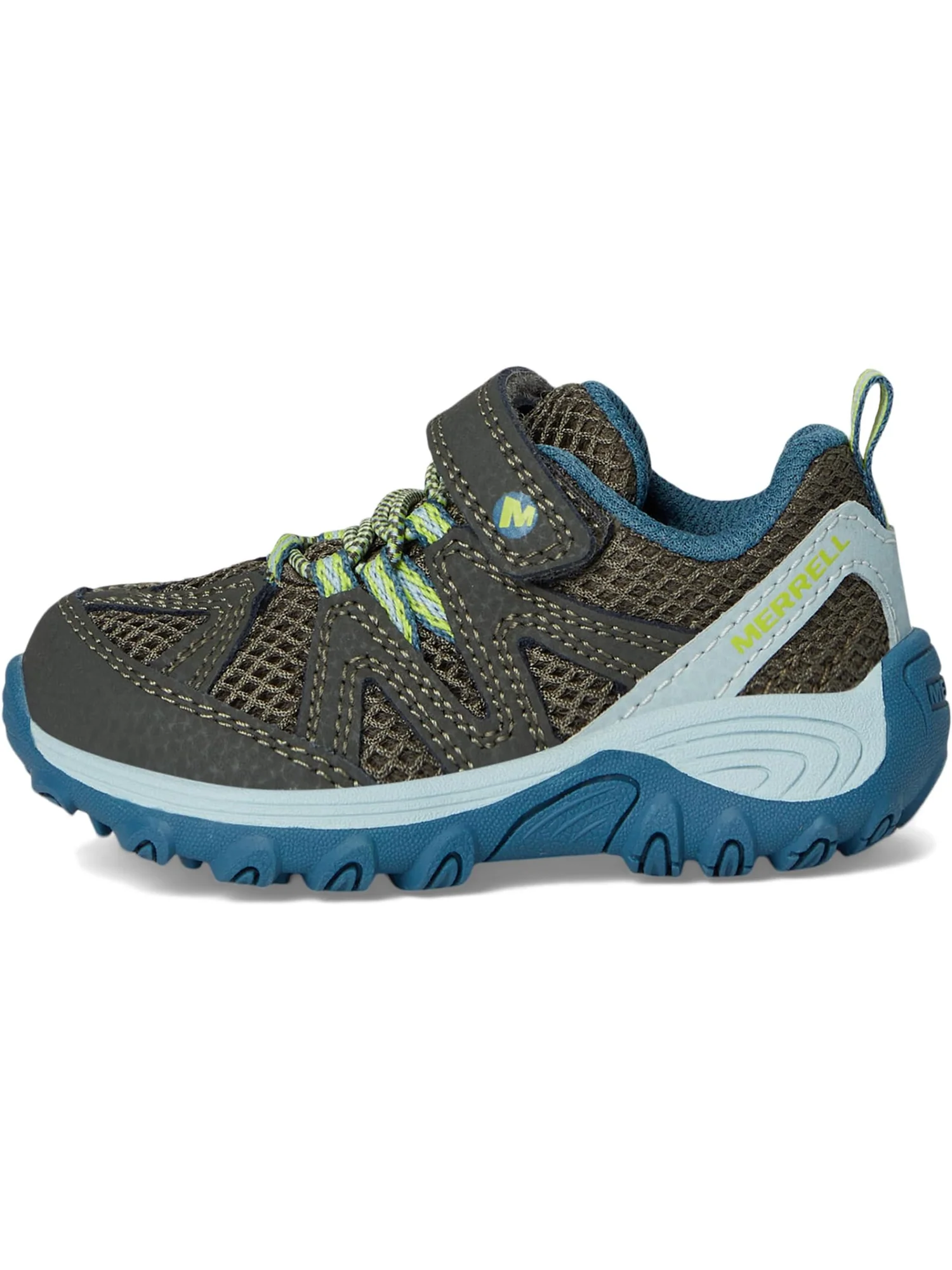 Походные ботинки Merrell Kids Ridge Trek — изображение 4 из 7, оливковый