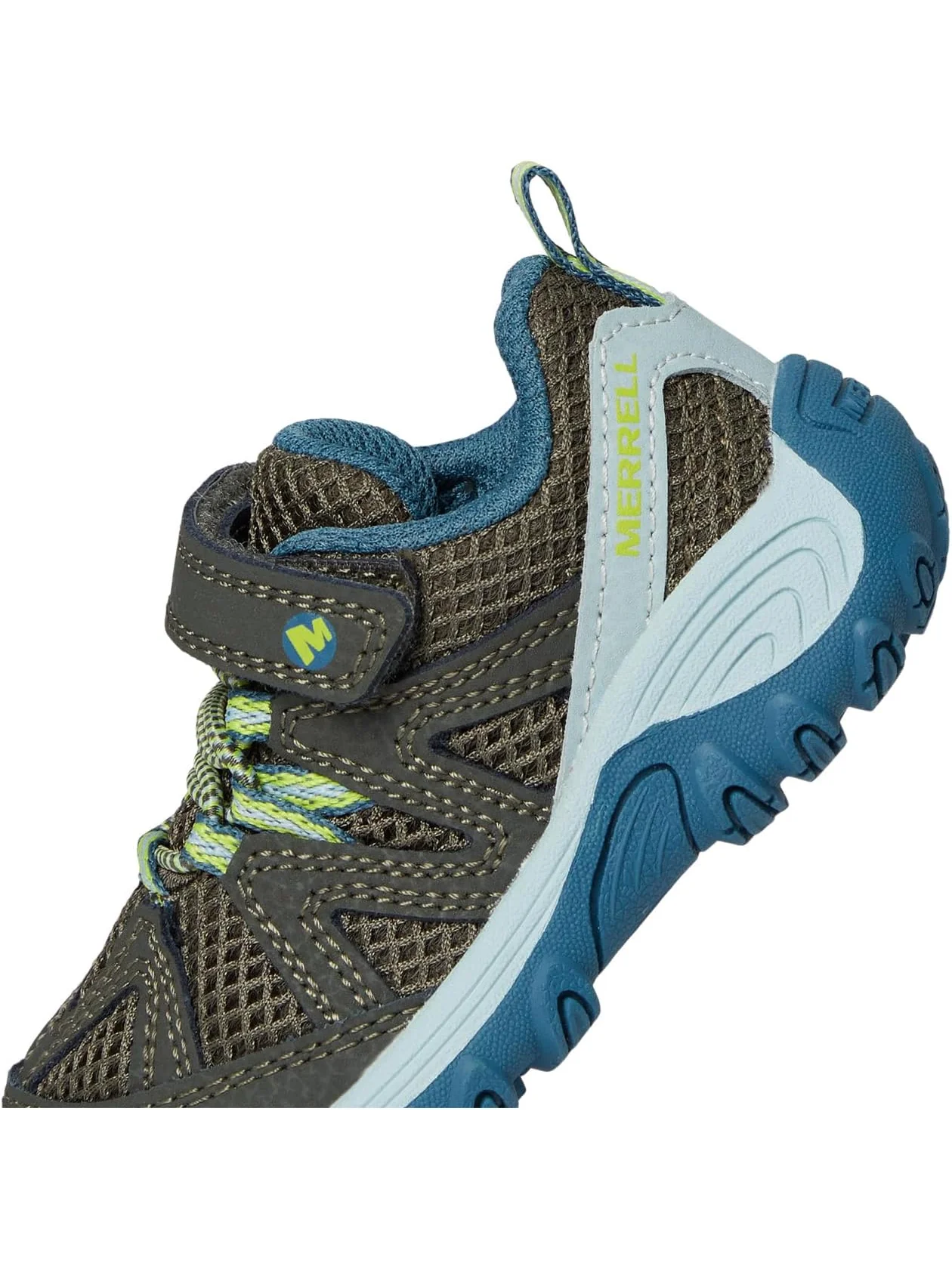 Походные ботинки Merrell Kids Ridge Trek — изображение 6 из 7, оливковый
