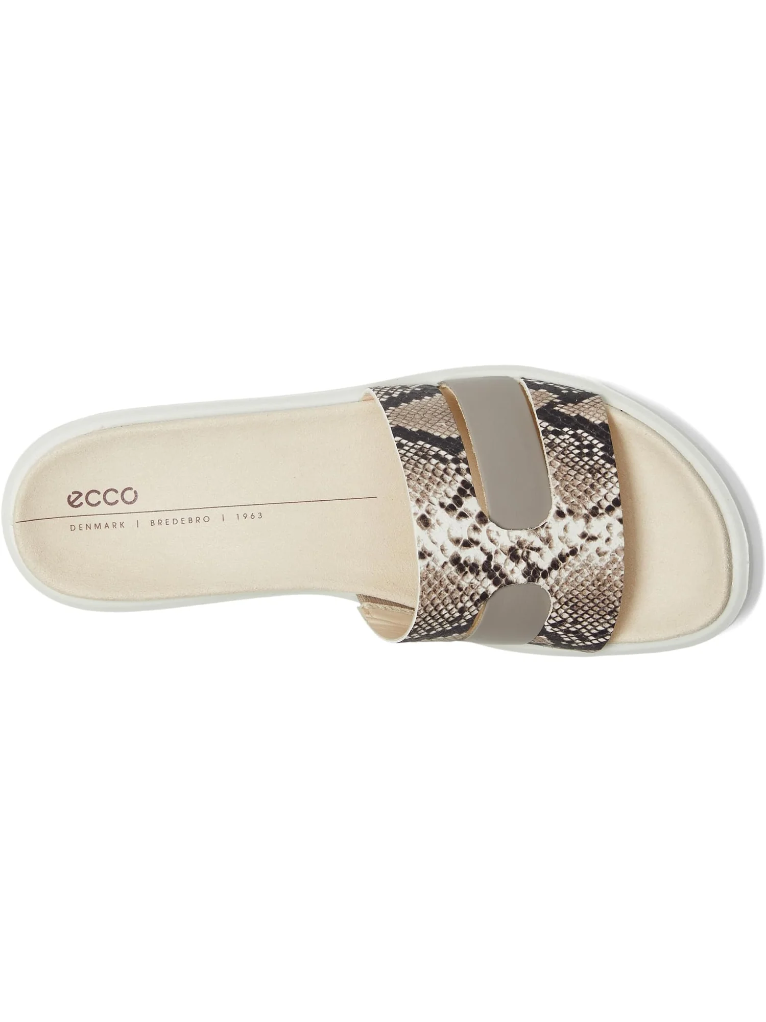 Сандалии ECCO Flowt Oasis Slide Sandal — изображение 2 из 7, лунный камень/питон