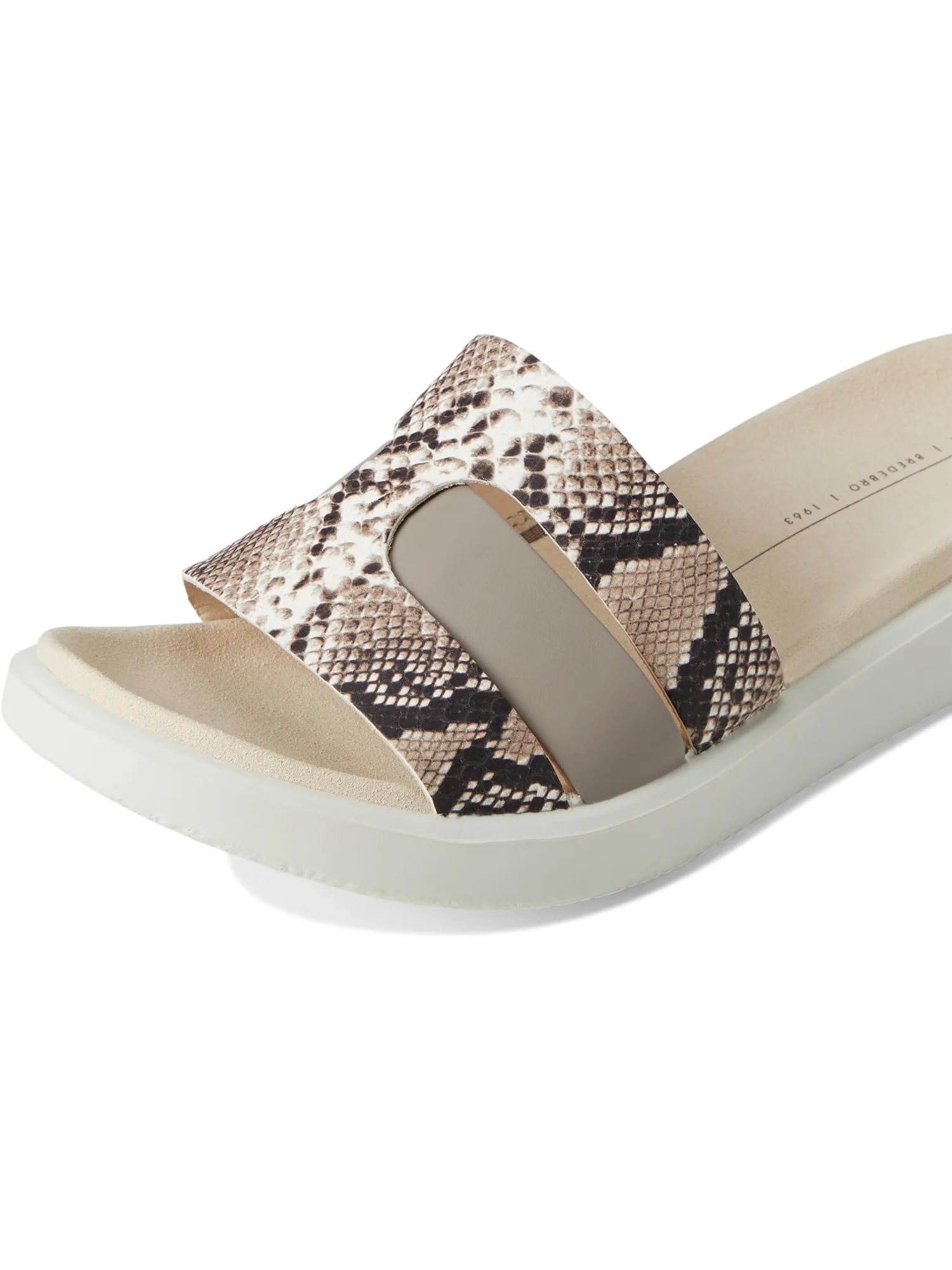 Сандалии ECCO Flowt Oasis Slide Sandal — изображение 6 из 7, лунный камень/питон