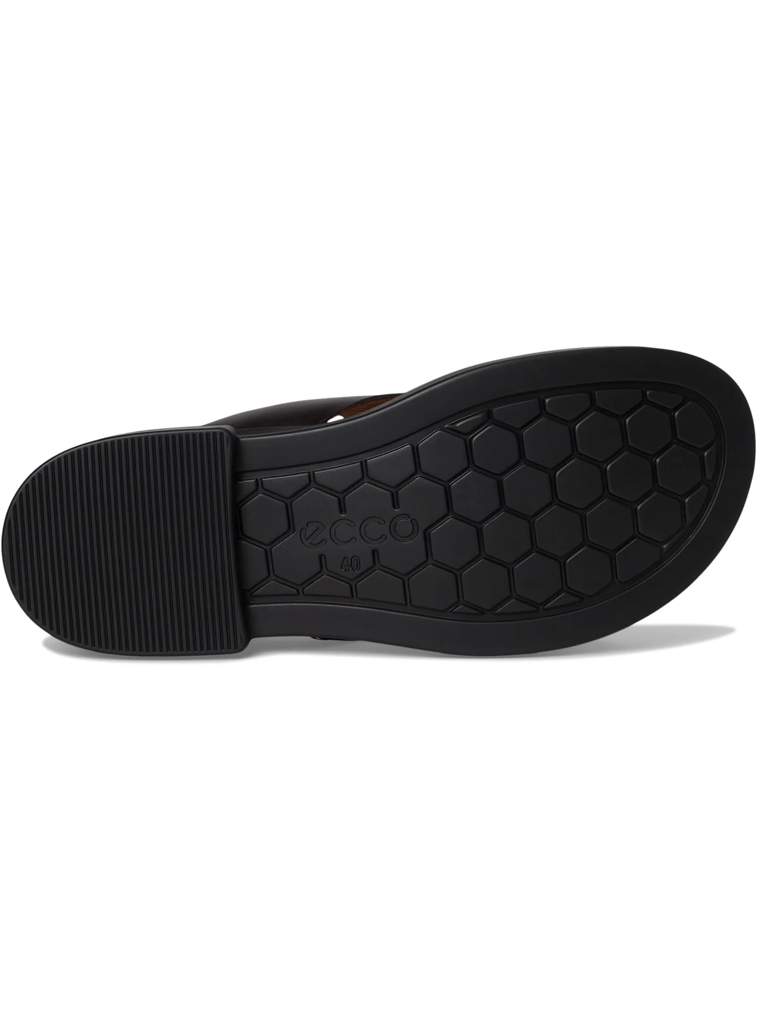 Сандалии ECCO Seoul Toe Post Ring Ornament Slide Sandals — изображение 3 из 7, кофейный