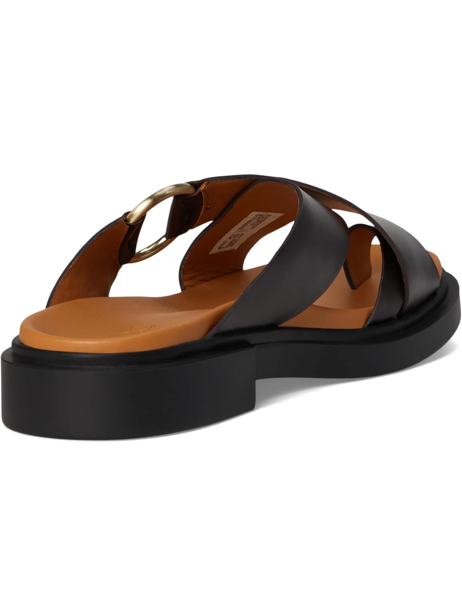 Сандалии ECCO Seoul Toe Post Ring Ornament Slide Sandals — изображение 5 из 7, кофейный