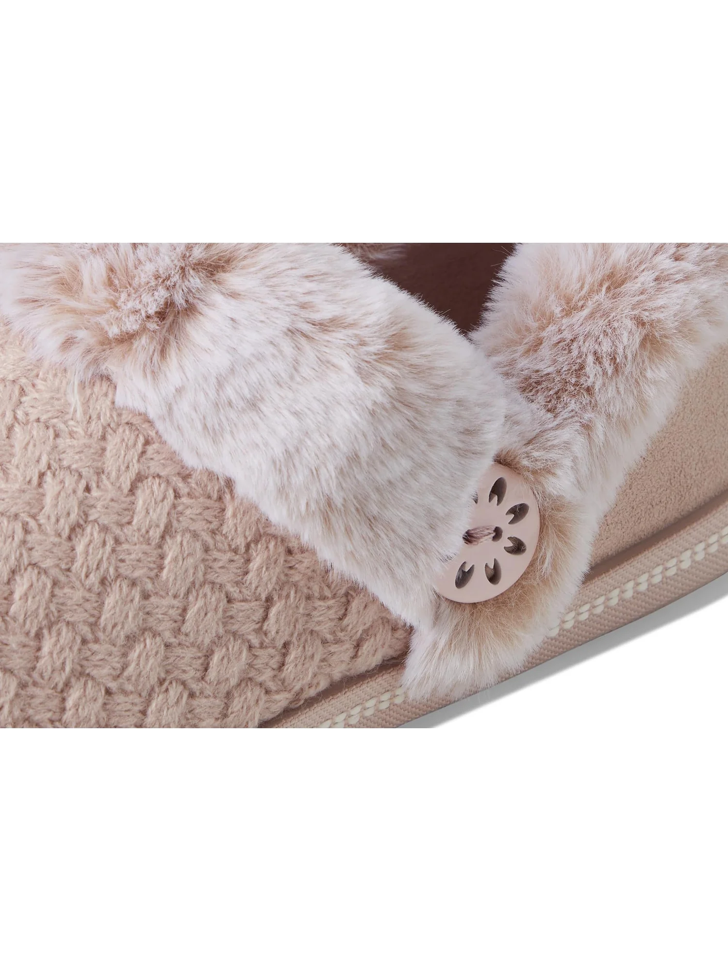 Тапочки SKECHERS Cozy Campfire - Frosty Promise — изображение 6 из 7, пудровый розовый