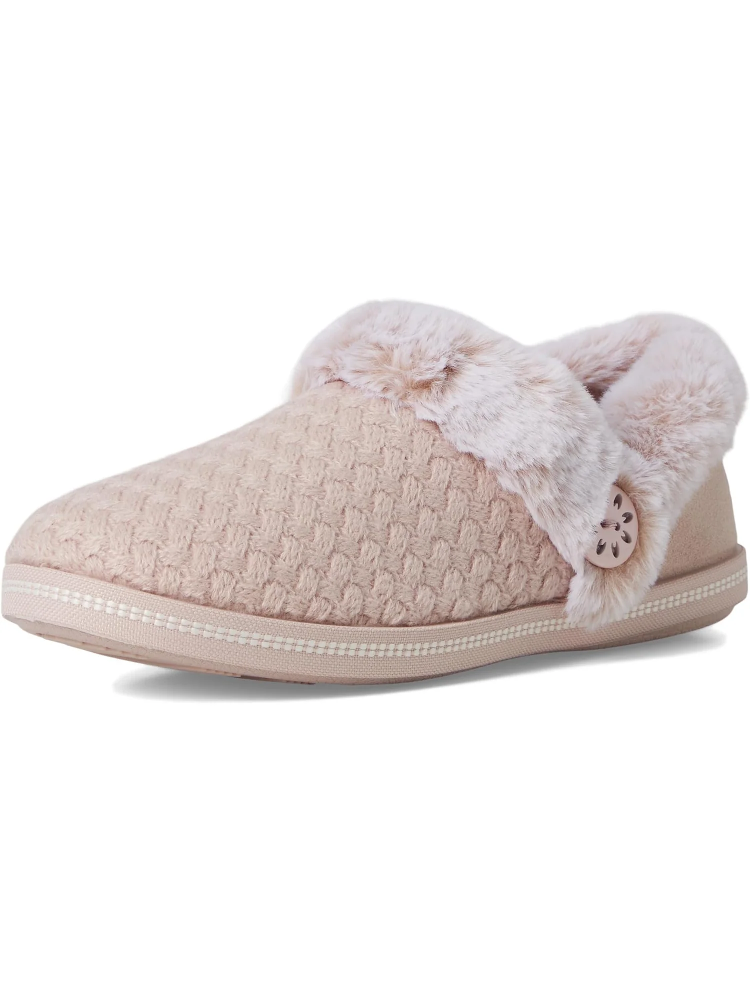 Тапочки SKECHERS Cozy Campfire - Frosty Promise — изображение 7 из 7, пудровый розовый