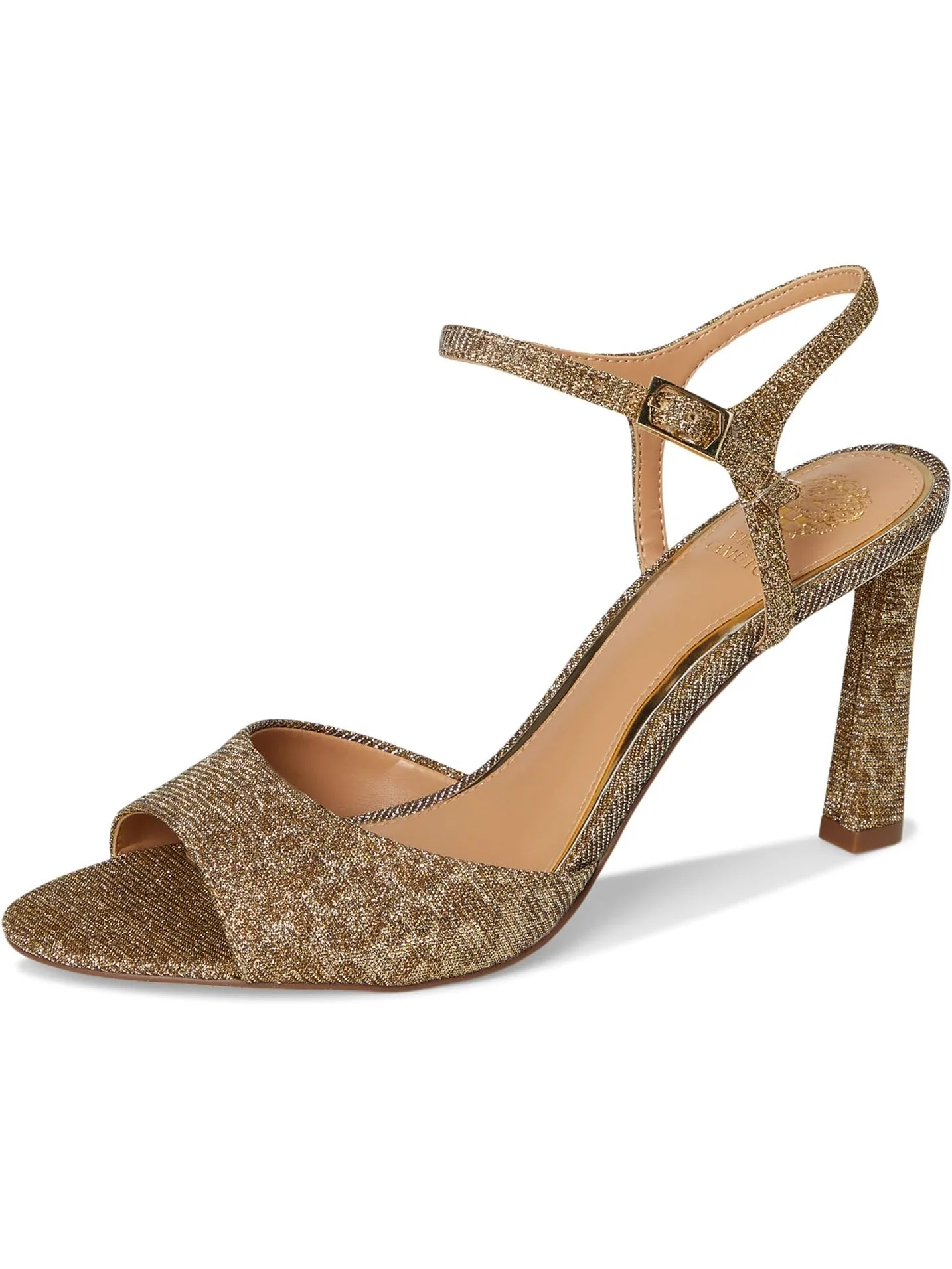 Туфли Vince Camuto Women's Lilah Ankle Strap High Heel Sandal — изображение 7 из 7, золотистый