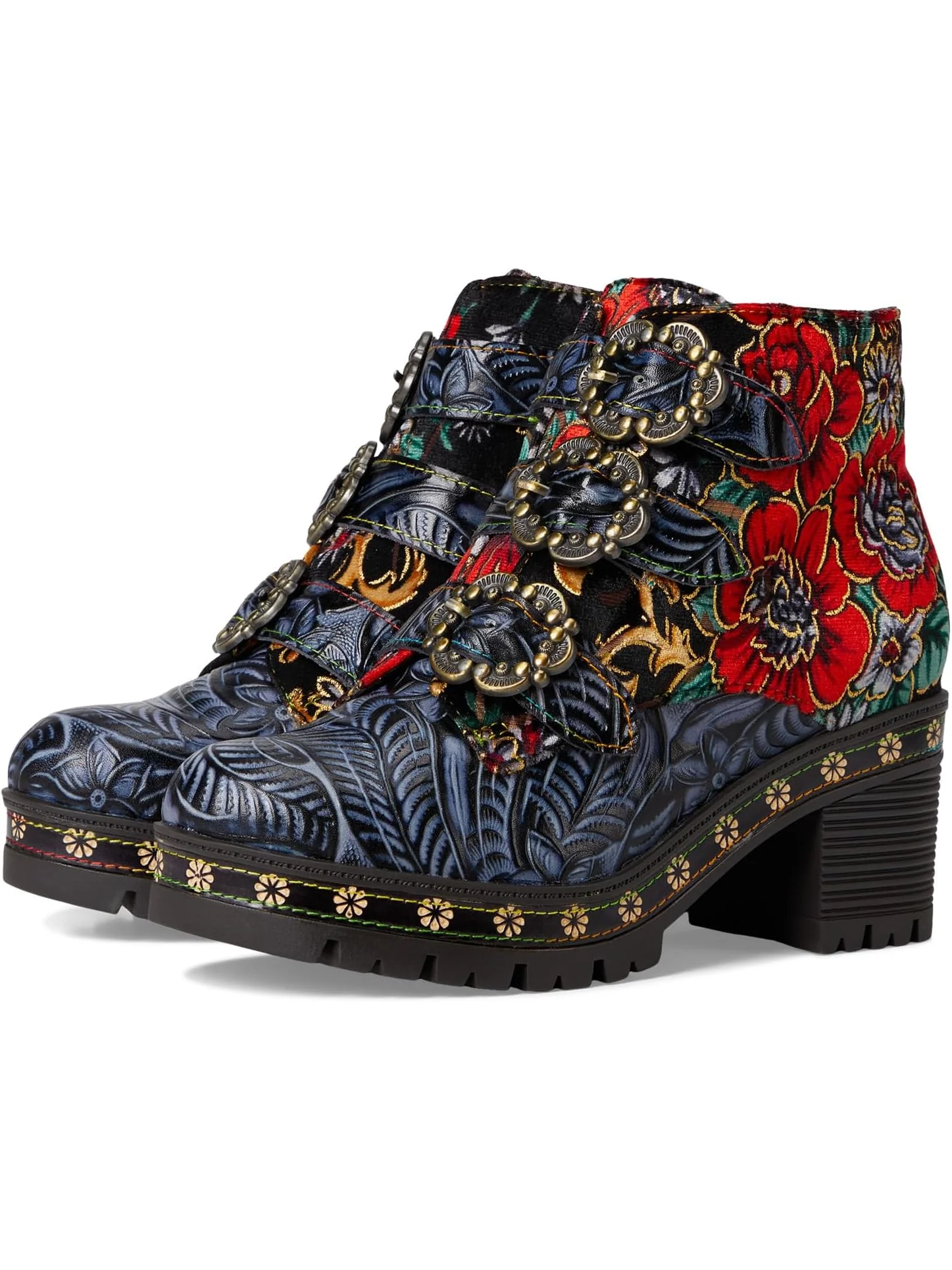 Ботинки L'Artiste by Spring Step Women's Brazza — изображение 1 из 7, темно-синий мульти