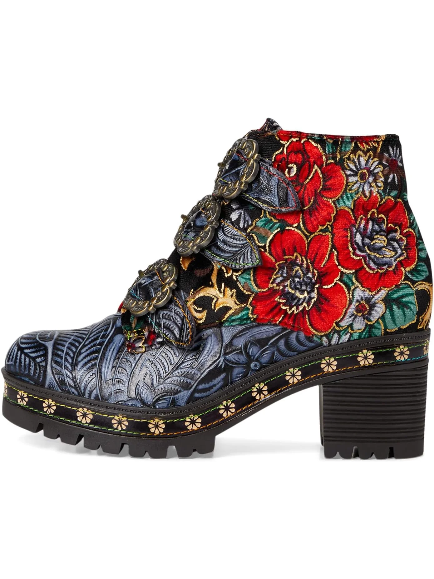 Ботинки L'Artiste by Spring Step Women's Brazza — изображение 4 из 7, темно-синий мульти