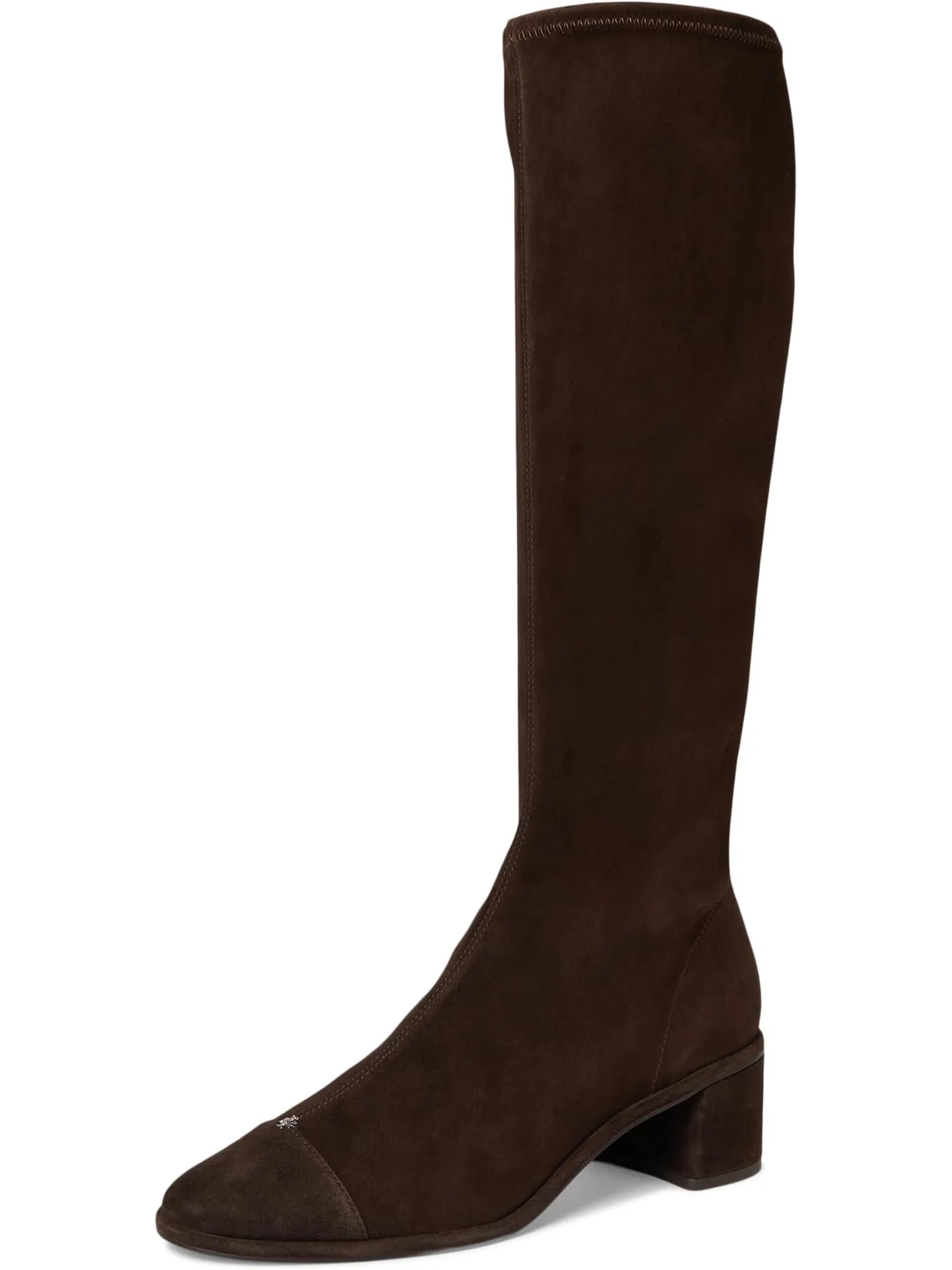 Ботинки Tory Burch Women's Cap-Toe Knee High Boot 55mm — изображение 7 из 7, коричневый