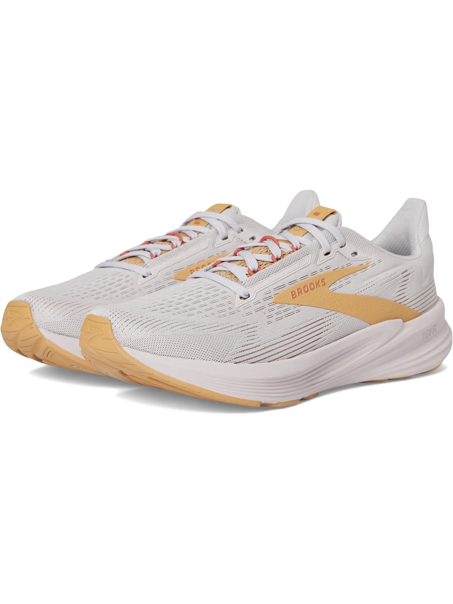 Кроссовки Brooks Women's Revel 8, Lilac/Apricot/Taffy — изображение 1 из 7, абрикос