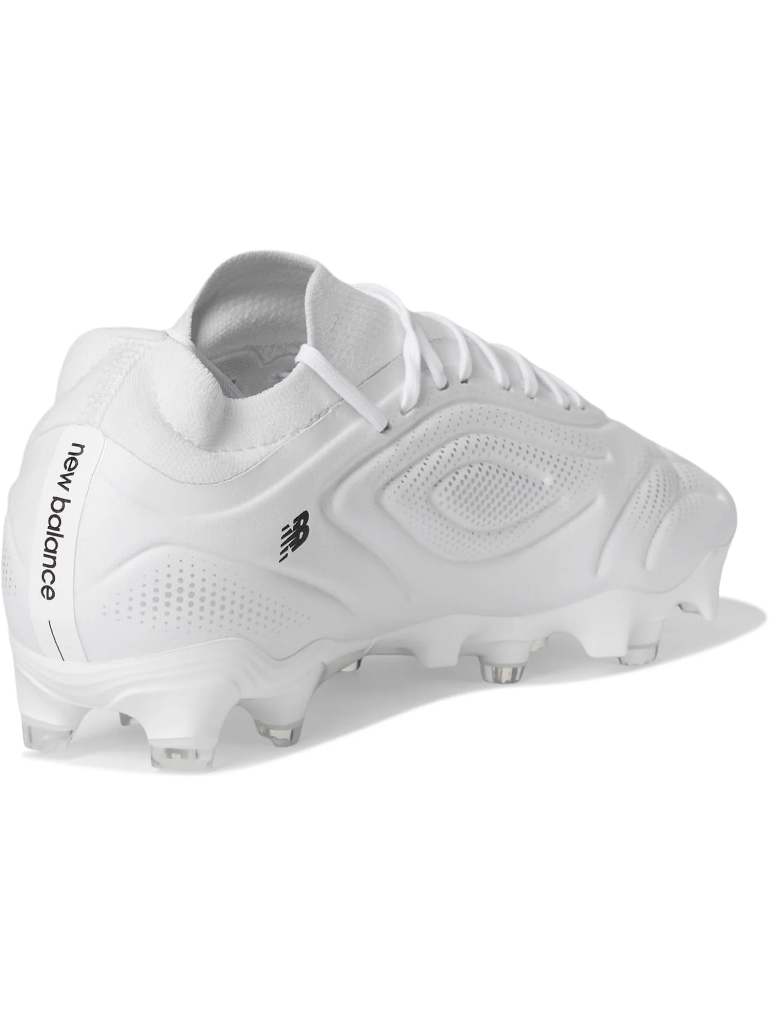 Кроссовки New Balance Unisex Tekela Team Low Laced FG V5 Soccer Cleats — изображение 5 из 7, белый/черный/серебристый