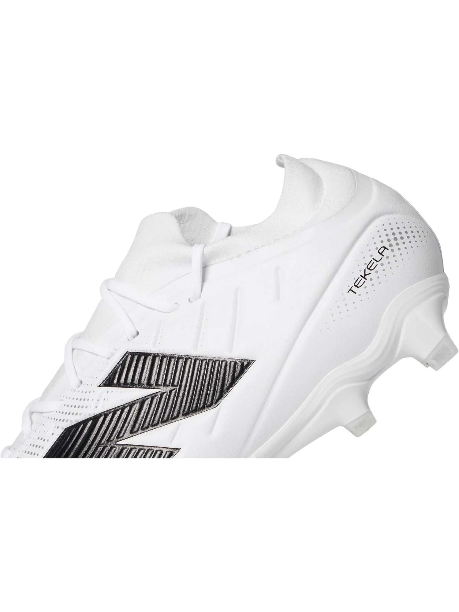 Кроссовки New Balance Unisex Tekela Team Low Laced FG V5 Soccer Cleats — изображение 6 из 7, белый/черный/серебристый