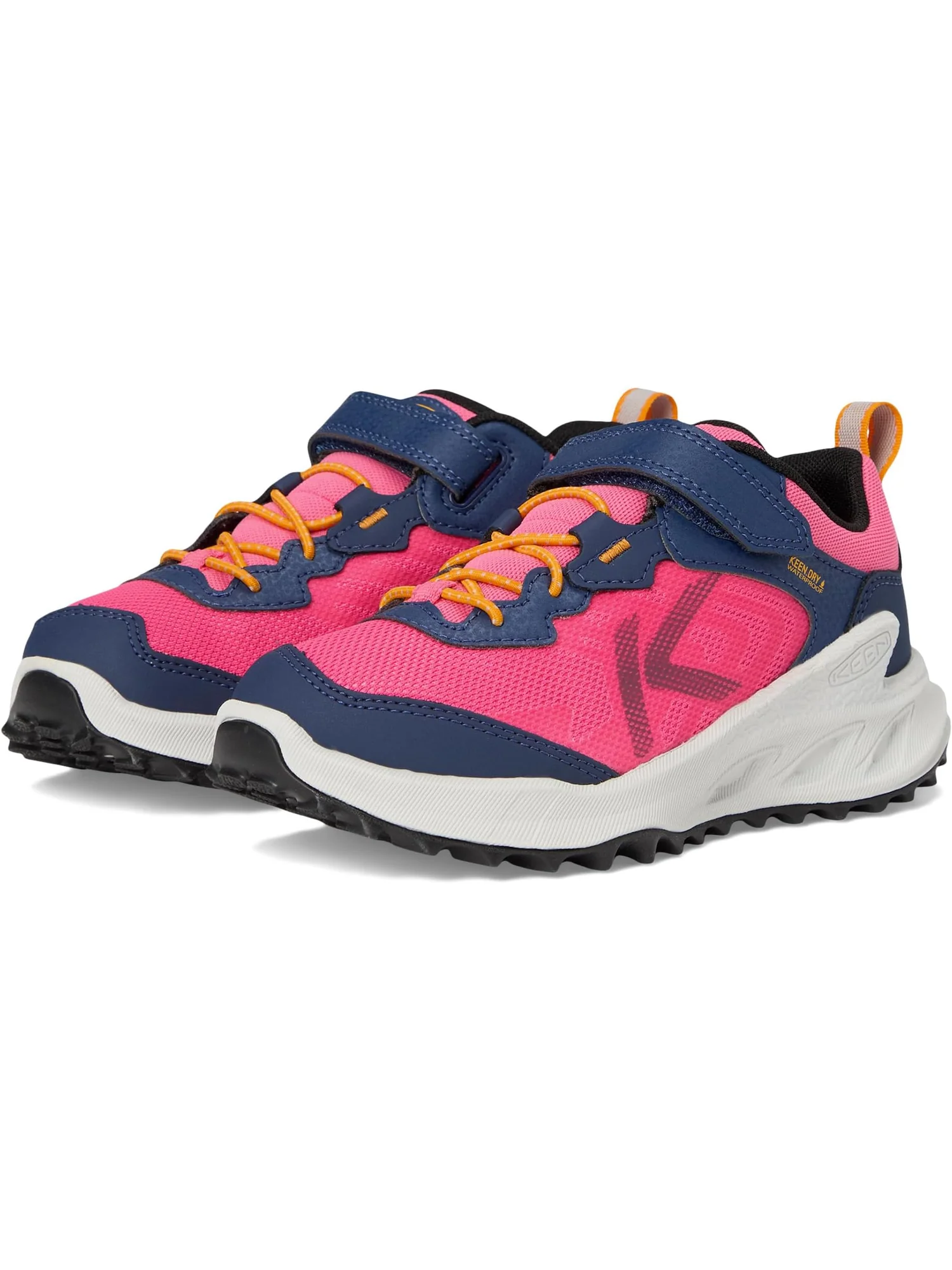 Походная обувь KEEN Kids Zionic Low Height Waterproof All Terrain Easy On Hiking Shoes — изображение 1 из 7, розовый