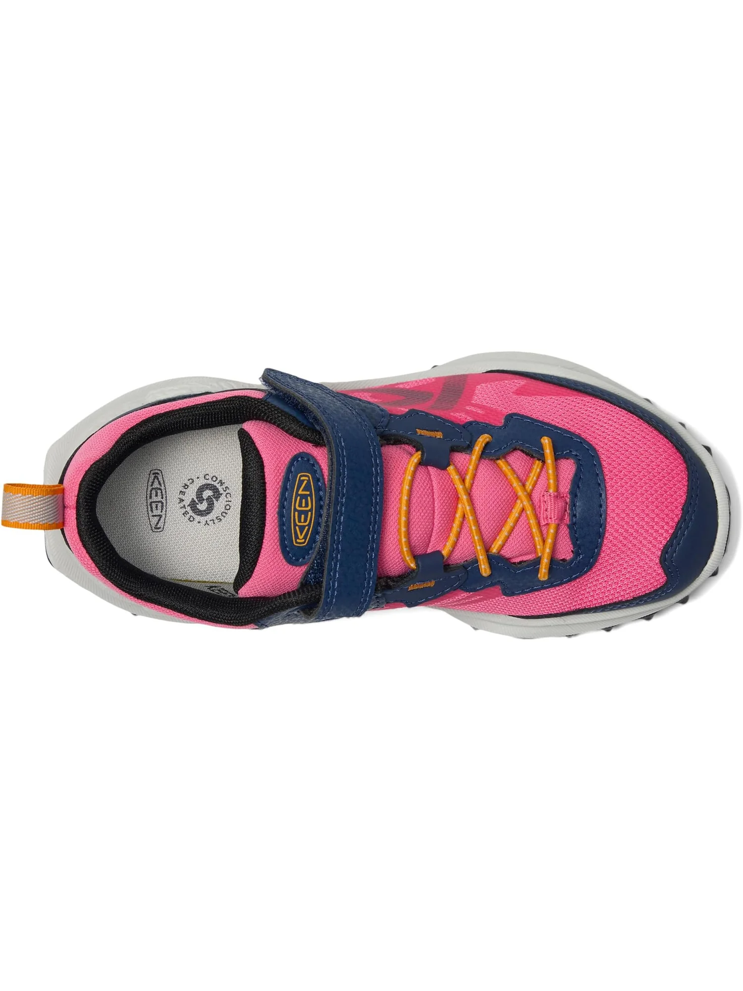 Походная обувь KEEN Kids Zionic Low Height Waterproof All Terrain Easy On Hiking Shoes — изображение 2 из 7, розовый